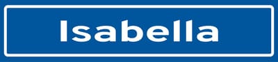 Fotofabriek Straatnaambord Isabella | Straatnaambord met naam | Cadeau Isabella