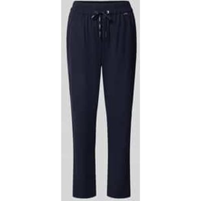 Broek met elastische band en steekzakken