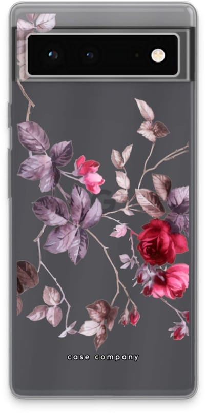 Case Company® - Hoesje geschikt voor Google Pixel 6 hoesje - Mooie bloemen - Soft Cover Telefoonhoesje - Bescherming aan alle Kanten en Schermrand