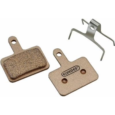 Paar metalen fietsremblokjes Elvedes Shimano BR-M375, M415-M495, M515, M525