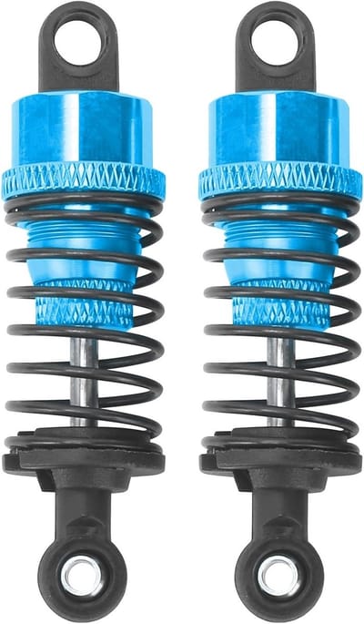 Verstelbare 65mm RC Metalen Schokdempers - 2 Stuks, Eenvoudige Installatie, Upgrade Onderdelen voor RC Auto's en HPI Modellen