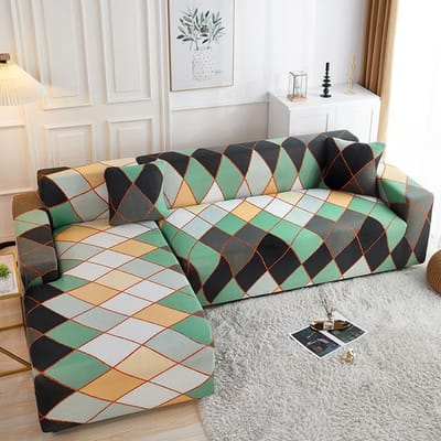 2021 Nieuwe Bloemen Bankbeschermer Bankhoezen Voor Woonkamer Elastische Stretch Slipcover Modulaire Hoekbankhoezen 1 /2 /3 /4-Zits 1-seater 90-140cm
