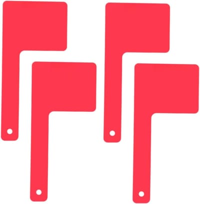 Brievenbus Vlaggen - Post Indicatoren - Post Meldingen - Draaibare Vlag - 9x5x0.2CM - Rood