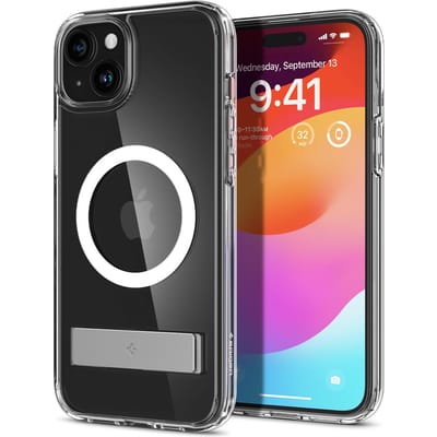 Spigen Ultra Hybrid MagSafe Apple iPhone 15 Plus Hoesje Transparant