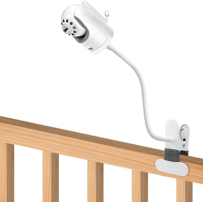 Babyfoon Houder - Flexibele Camera Mount - Babykamer Monitoren - Verstelbaar Aluminium - 10.7 cm - Grijs