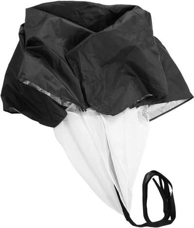 Dailygoods- Hardloopparachute Weerstandstrainer 5-15 kg - Snelheidstraining - Voetbal - Verstelbare Tailleband - Draagbaar - Opbergkoffer - Snelheidstrainer