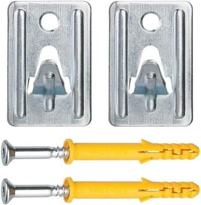 Bevestigingspotenset - Montageset Poten - Boiler Installatie - Origineel Onderdeel - 1 x 1 x 1 cm - Grijs