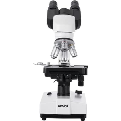 Kit de Microscope Composé Binoculaire 40-5000X Double Étage Deux Jeux d'Oculaires