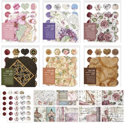 240 Stuks Vintage Decoratieve Papieren Enveloppen voor Antieke Stationery, Coin Enveloppen en Scrapbook Art Craft