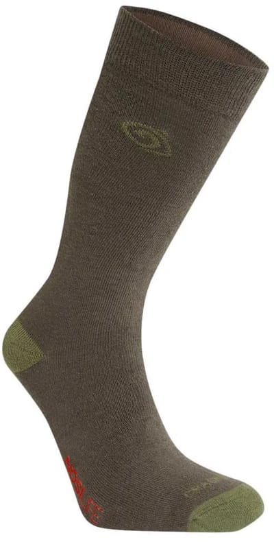 Craghoppers Nosilife Single Pack Half Lange Sokken Bruin EU 36-38