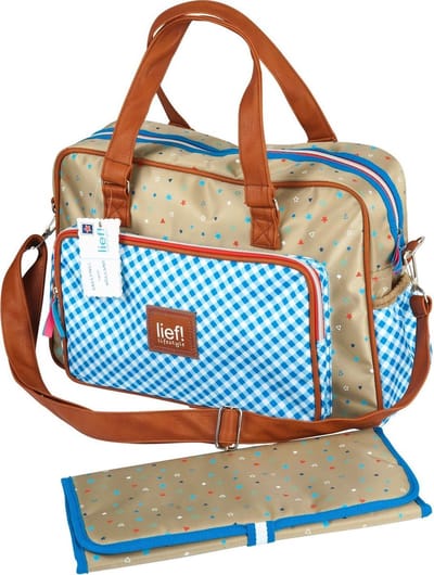 Lief! Luiertas - met verschoningsmatje - Blauw