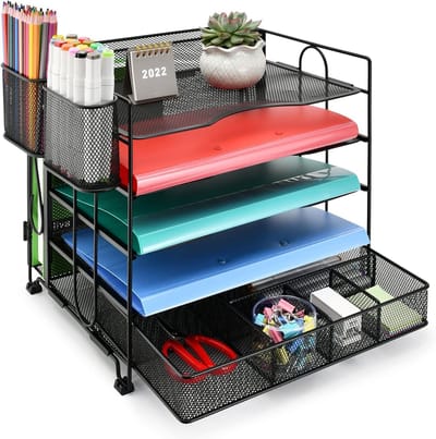 Premium Kantoor Organizer – Bureau Organizer – Kantoor Artikelen – Bureau Opberger – Bureau Rek – Kantoor Accessoires – Premium kwaliteit