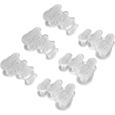 3 Paar Hallux Valgus Corrector Medische Kwaliteit Siliconen Zachte Hallux Valgus Kussentjes met 2 Scheidingslussen white