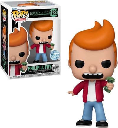 [SALE] Funko Pop! Animation: Futurama - Philip J. Fry (Take my Money) MEME #1782 Entertainment Earth Exclusive
