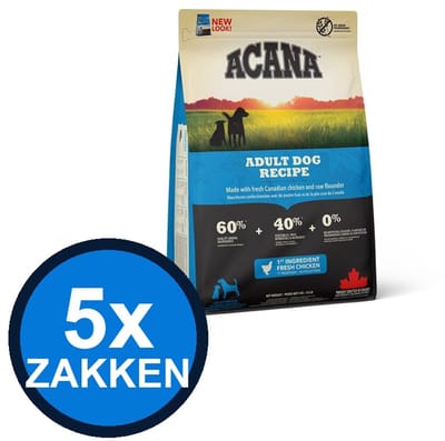 5x Acana - Dog Adult - Hondenvoer Droogvoer - 2 kg