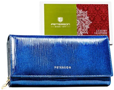 Peterson PTN 42106-PR Serie - Elegante Damesportemonnee - Hoogwaardige Natuurlijke Leer - RFID Beveiliging