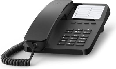 Gigaset Desk 400 - Zwart- bedrade telefoon - ideaal voor thuis en kantoor