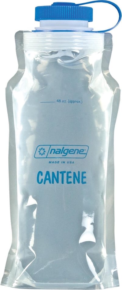 Nalgene - Cantene Multi-layer - Wide mouth Bottle - drinkfles -waterfles - lekvrij - lichtgewicht - 1500 ml - Kunststof/Grijs