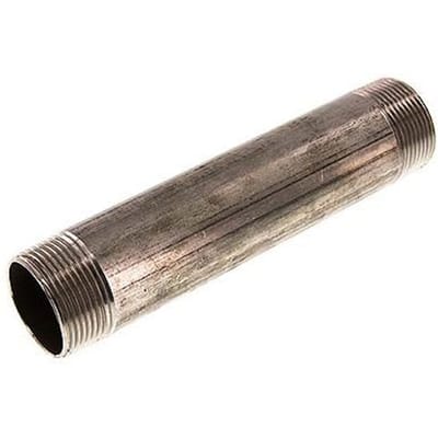 R 4'' RVS Dubbele Pijpnippel 20 Bar DIN 2982 - 250mm - FL2S-M-ST-400R-250L