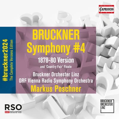 Bruckner Orchestra Linz, ORF Radio-Symphonieorchester Wien, Markus Poschner - Bruckner: Symphony No.4 (1878-1880) - 'Country Fair' Finale (CD)