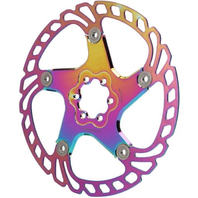 Disques de frein à disque pour vélo de montagne, 6 clous, couleur plaquée, 203 mm
