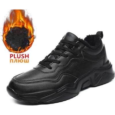 Mode Heren Sneakers Winter Pluche Casual Schoenen Heren Trainers Lichtgewicht Gevulkaniseerde Schoenen Wandelsneakers 9.5