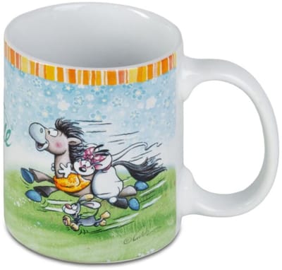 Diddl - mok - beker in leuke cadeauverpakking - Wollywell in blauw