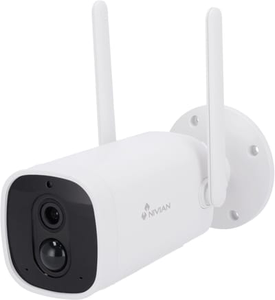 Nivian NVS-IPC-06-BAT outdoor camera - accu camera - wifi camera - beveiligingscamera - camera beveiliging draadloos wifi - 10400mah