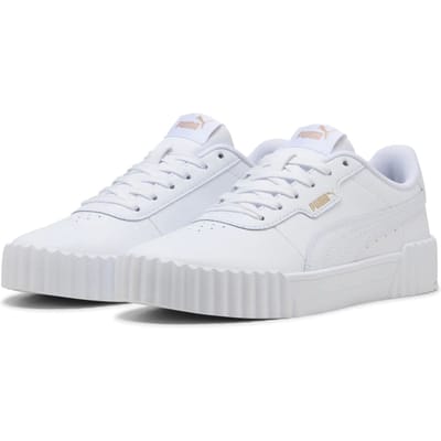 PUMA Carina 3.0 Dames Sneakers - PUMA White-PUMA Gold