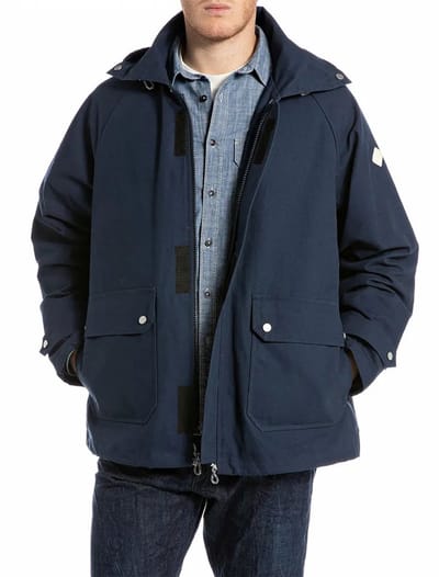 Replay M8476.000.85310 Jas Blauw 2XL Man
