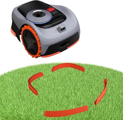 Randbescherming Robotmaaier - Beschermstrips Bumper - Gazon Onderhouden - Kras- en Schokbestendig - 4 Stuks - Zwart
