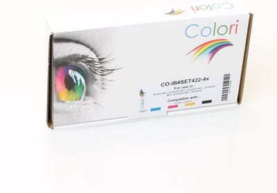 Colori huismerk set 4x inkt cartridge geschikt voor Brother LC422 MFC-J5340DW MFC-J5345DW MFC-J5740DW MFC-J6540DW MFC-J6940DW