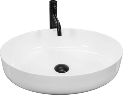 Rea Queen White Opzetwastafel Wit 55x41,5 cm