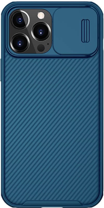 Telefoonhoesje geschikt voor Apple iPhone 14 Pro - Nillkin CamShield Pro Case - Blauw