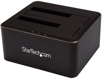 StarTech.com Dual Bay SATA HDD Docking station for 2.5/3.5" HDDs - USB 3.0 - HDD dockingstation - SATA 6Gb/s - USB 3.0