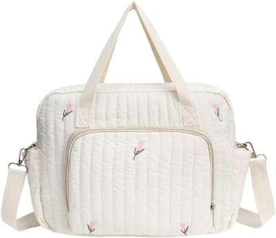 Grote Luiertas - Draagtas Baby - Organiseren van Babybenodigdheden - Gewatteerd Katoen - 35 cm - Multicolor