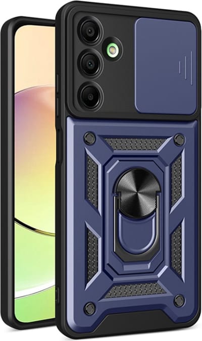 Hoesje geschikt voor Samsung Galaxy A16 - Techsuit Camshield Back Cover - Blauw