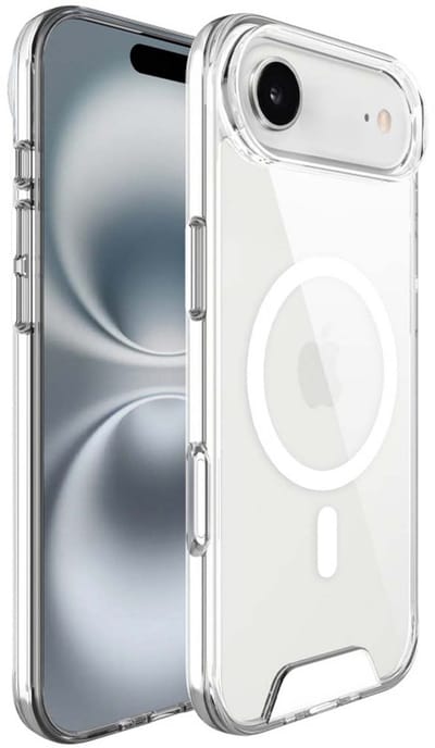MYWAY, Hoesje geschikt voor iPhone 17 Air - Clear MagSafe Elegant & Anti-Shock, Transparant