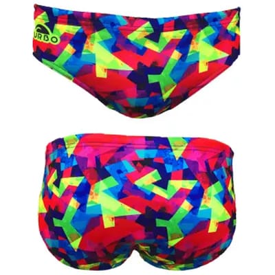 Turbo New Splash Zwemslip Veelkleurig S Man