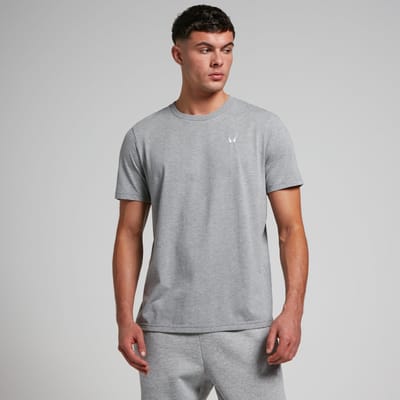 MP Rest Day T-shirt met korte mouwen voor heren - Gemêleerd grijs - S