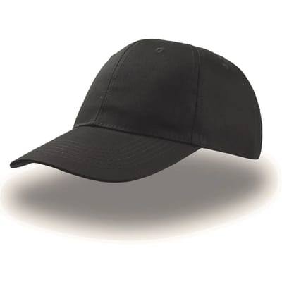 Atlantis Headwear Start Six Cap AT613 - Black - One size