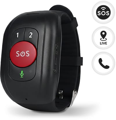 MijnSOS® SOS Noodknop - Alarmknop voor Ouderen - GPS Tracker 4G - Senioren Alarmhorloge - Valdetectie - Personenalarmering Dementie - Hartslag-, Bloeddruk- & Temperatuurmeting - Waterdicht IP67 - Inclusief App