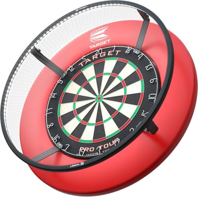 Target Darts Corona LED Dartbord Verlichting - 360 Graden Schaduwloos Verlichtingssysteem met 123 LED Lampjes - Magnetische Bevestiging - Geschikt voor Alle Dartborden