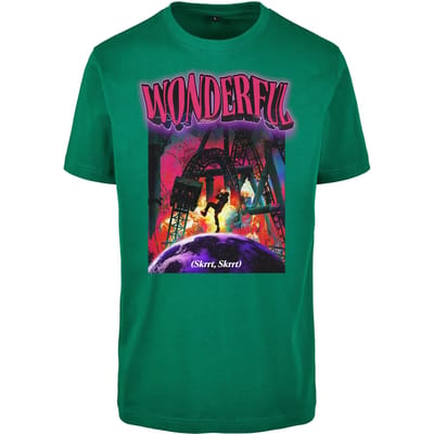 Mister Tee - Wonderful Heren T-shirt - XS - Groen