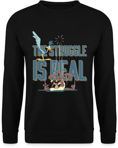 Looney Tunes The Struggle Is Real Sweater Heren