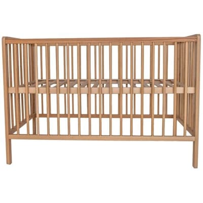 Prénatal Ledikant Ebbe - Naturel Hout - Babybed - max. 30 kg - 60x120 cm