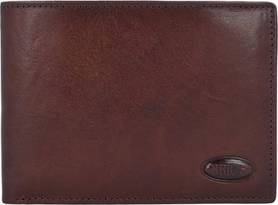BRIC'S Leren Kaarthoes Monte Rosa Wallet Brown Bruine