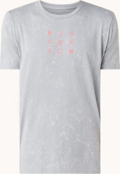 Under Armour Trainings T-shirt met print en HeatGear - Grijs - Maat S