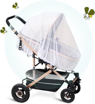 Universele Muggennet voor Babyzitje, Kinderwagen, Bedje en Reisbed - 72 Muggenscherm Bescherming voor Buitenactiviteiten