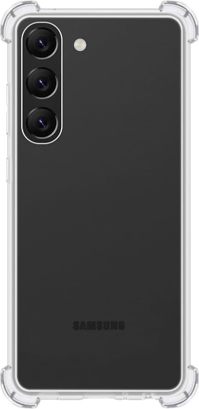 Hoes - Geschikt voor Samsung Galaxy S23 - Sterk & Shockproof - Siliconen Case - Back Cover - Telefoon Hoesje Shock Proof - Transparant